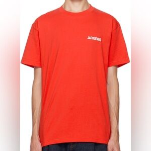 Jacquemus Red Le Papier 'Le T-Shirt Jacquemus' T-Shirt